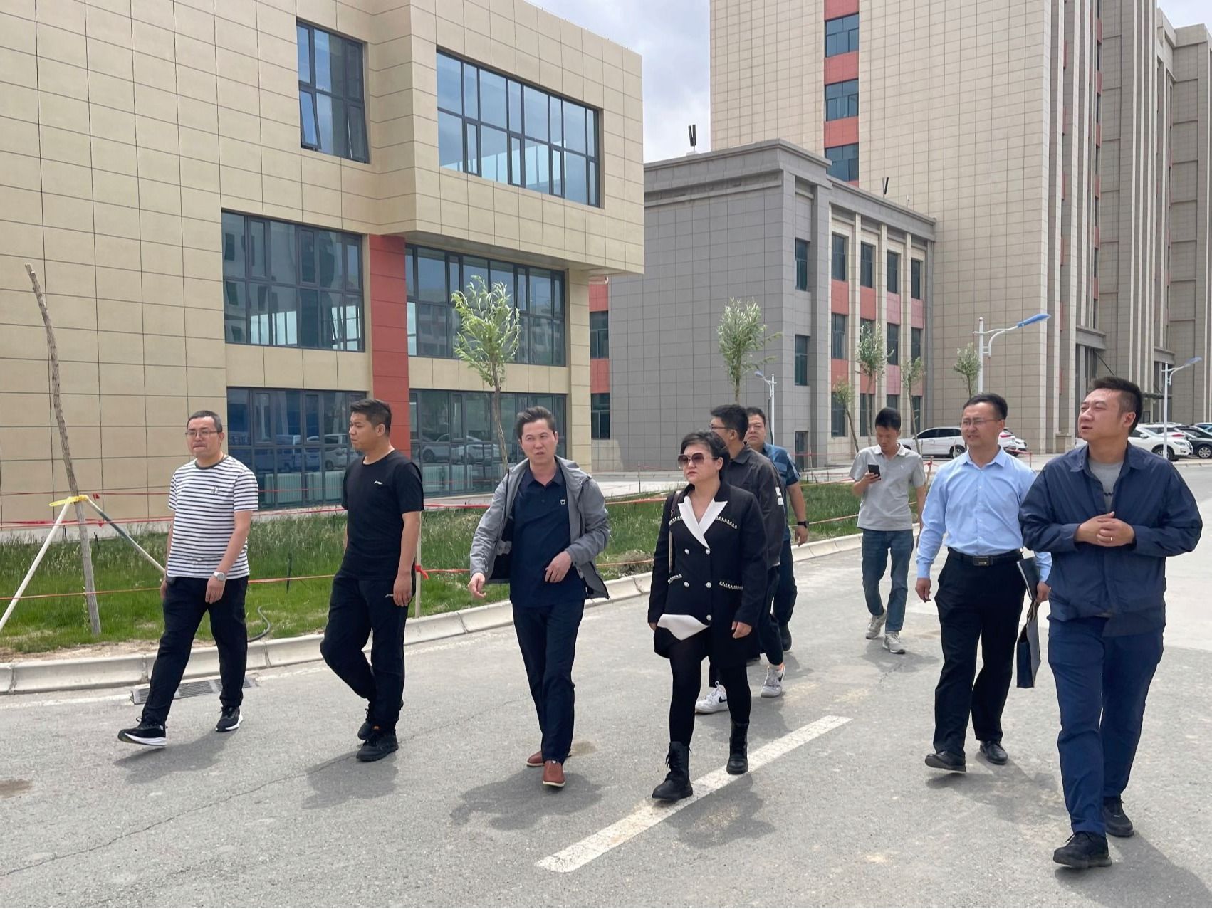 beat365官网唯一入口参加兰州新区职教园区平安校园建设交叉检查工作